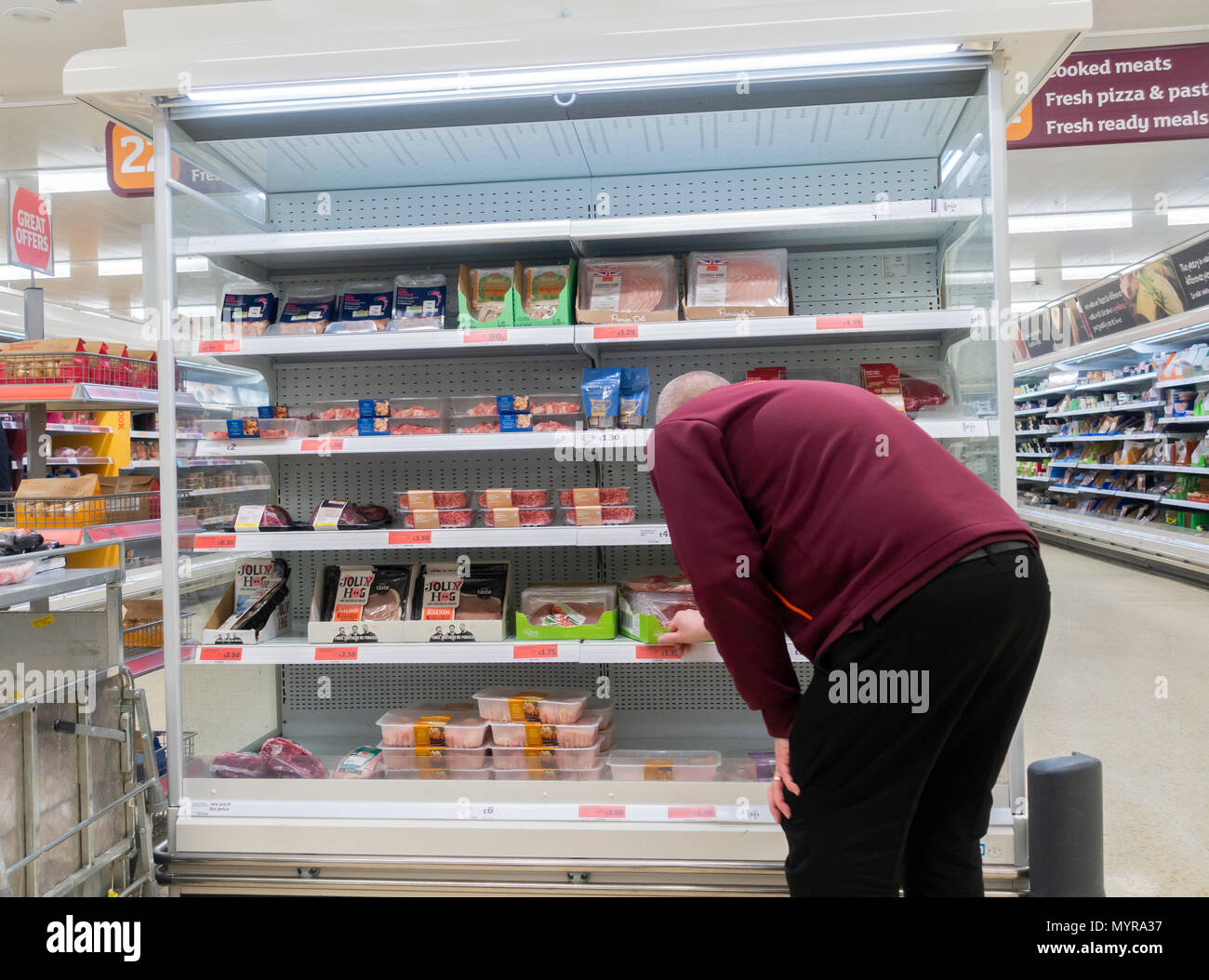 Supermarket shelf stacker hires stock photography and images Alamy